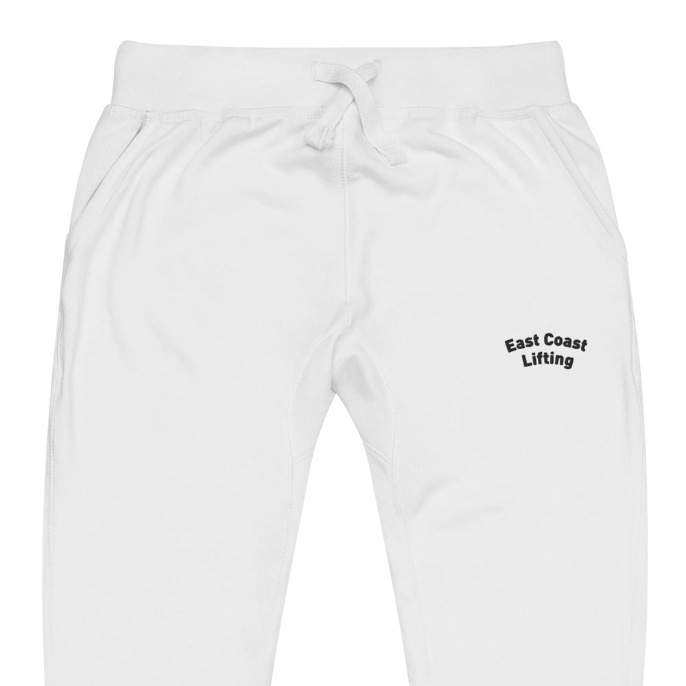 Unisex East Coast Lifting Sweatpants (White)